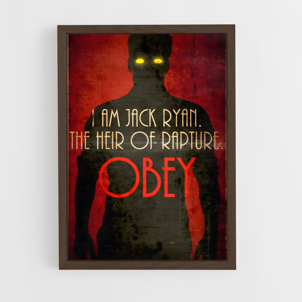 Poster La Traque de Jack Ryan – affiche Bioshock (vue 5)